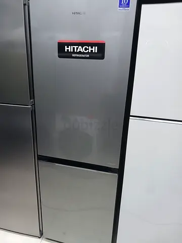 Hitachi Stainless Steel Refrigerator - Good Working Condition