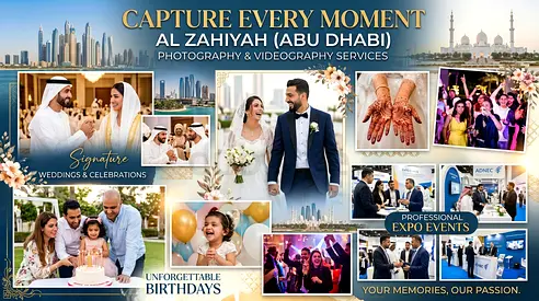 📸 Al Zahiyah Photography  Videography Services | Creative Visual Content for Businesses, Events