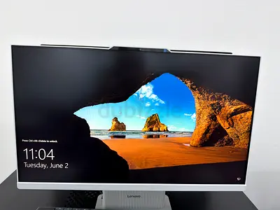 Lenovo All-in-One Desktop PC — 23 Monitor, Built-in Webcam