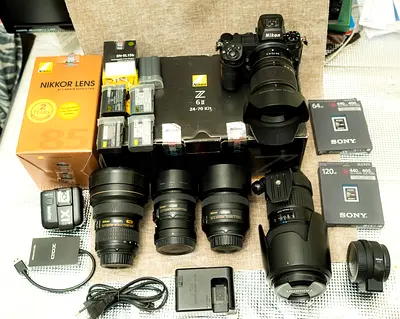 Nikon Z6 II kit + multiple Nikkor lenses and accessories — ready to shoot