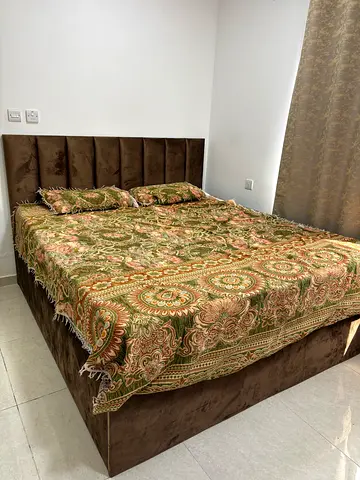 Double Bed 2 months used as with free full size mettress