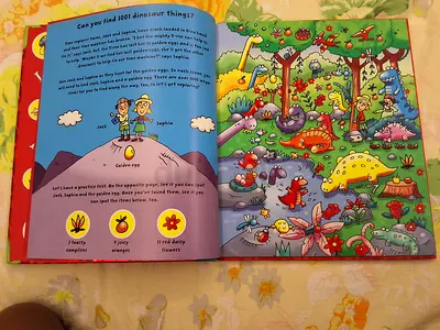 Find 1001 Dinosaur Things - Childrens fun adventure book 23 pages