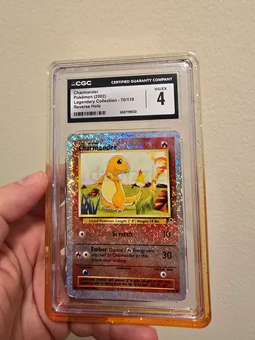 Pokemon Card Charmander Legendary Collection Reverse Holo CGC 4