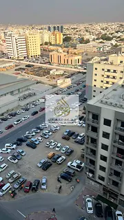 A well-maintained apartment is available for annual rent in Garden City Towers, located in Al Hamidi