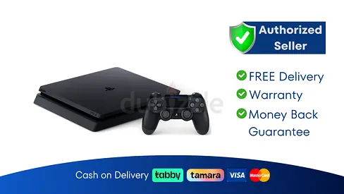 Sony PlayStation 4 Slim 500GB Gaming Console - Jet Black - Warranty - Free Delivery