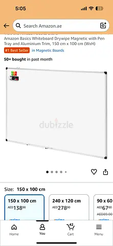 Very Big Wall Hanging White board for study