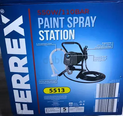 Ferrex 550W Paint Spray Station 110 Bar Electric Paint Sprayer