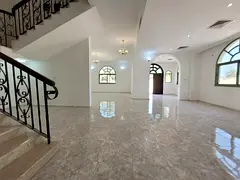 A villa with 6 bedrooms and 8 bathrooms is available for annual rent in Sharjah, Al Mansoura area.