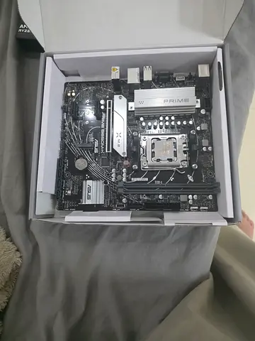 Amd 5 7600x cpu and Asus motherboard b650m