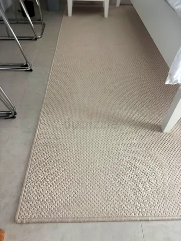 Beige Bedroom Rug — Clean, 300 x 250cm