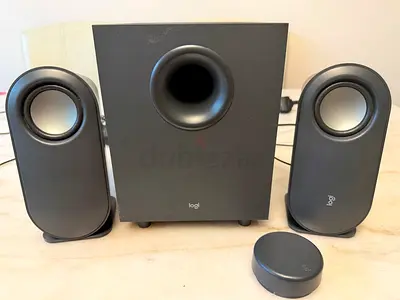 Logitech Z407, 2.1 Multimedia Speaker System with Wired Subwoofer and Control Pod - Good Condition