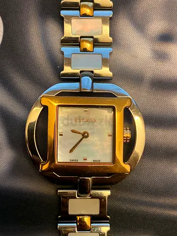 Escada Belle 2830000 two-tone bracelet watch with mother-of-pearl dial