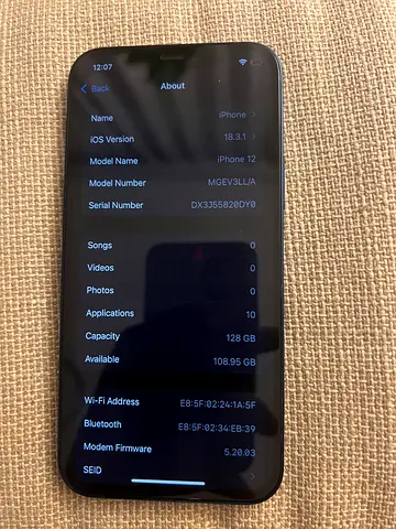 iPhone 12 128gb