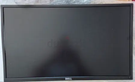 24 Inch Dell Monitor, Stand and Base (Silver) - Good Condition