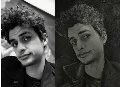 Custom Pencil Portraits from Photos