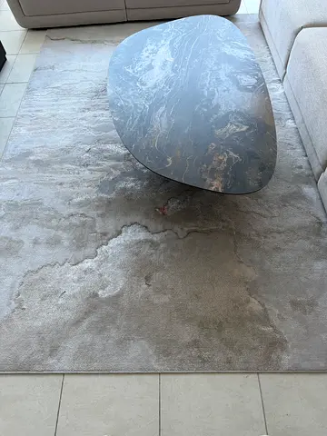 Light grey abstract area rug - perfect condition