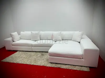 Looks great condition eichholtz brand lshape sofa