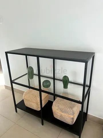 IKEA metal/glass shelving unit