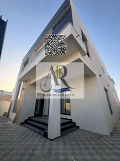 Villa for annual rent in Al Yasmine, close to all services. For luxury and elegance lovers. Very bea