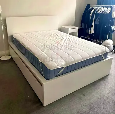 Ikea Queen size bed with mattress available in perfect condition