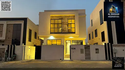 Modern villa for sale, including registration fees, electricity, and water. Freehold ownership for