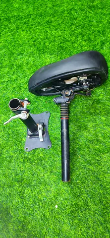 Electric Scooter Suspension Seat Kit + Side Stand (Used
