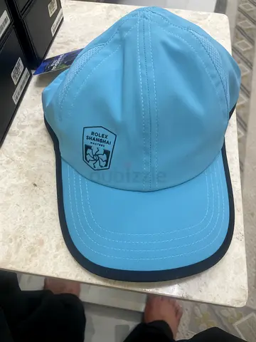 Rolex Shanghai Light Blue Baseball Cap with Logo — Good Condition