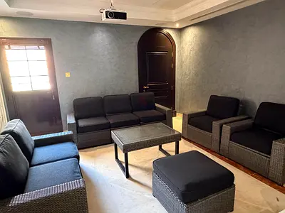 Premium 8-Seater Modular Rattan Sofa Coffee Set - (Internal Use Only)
