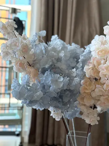 Artificial plant in vase