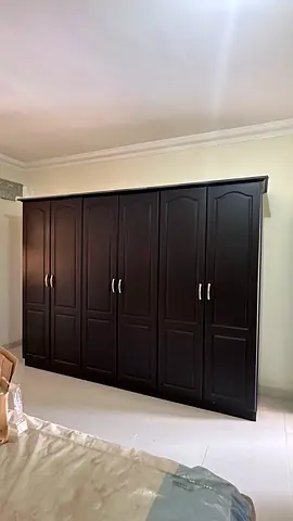 -Door Wardrobe with Shelves and Hanging Rail