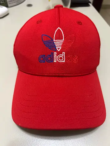 Red Adidas baseball cap - lightly used