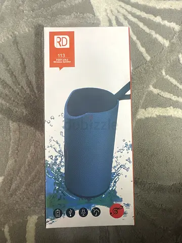 Portable Bluetooth Waterproof Speaker - RD T13 (Blue) - New in Box