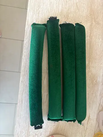 Hair heat less curling