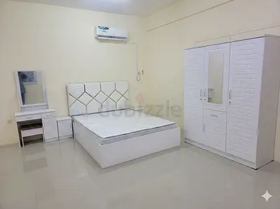 White 3-Piece Bedroom Set: Bed, Wardrobe  Dressing Table - Excellent Condition