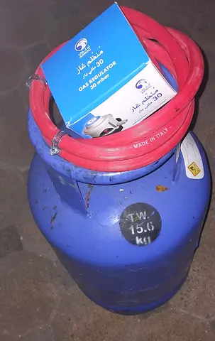 Full new set with empty gas cylinder