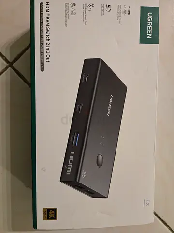 UGREEN HDMI KVM Switch 2-in-1 (4K, 60Hz) - HDMI KVM Switch 2 In 1 Out
