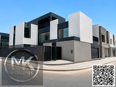 Luxury & Elegant Villa for Sale IN (Al Zorah, Ajman )WITH Swimming Pool & Private Lift & Corner Villa & Modern Design.