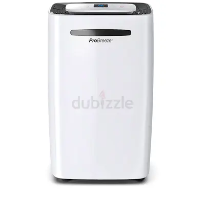 Pro Breeze 20L/Day Dehumidifier - Compressor Dehumidifier, Continuous Drainage, 24h Timer  Auto Def