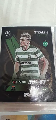 Signed/Unsigned Sporting Trading Card - Joao Palhinha (Celtic) Champions League Topps