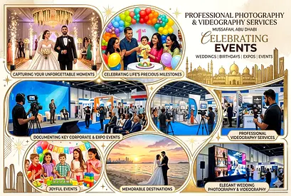 📸 Photography Videography Services in Mussafah, Abu Dhabi | Industrial, Commercial Business