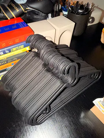 Set of 43 black hangers IKEA SPRUTTIG for sale in Dubai