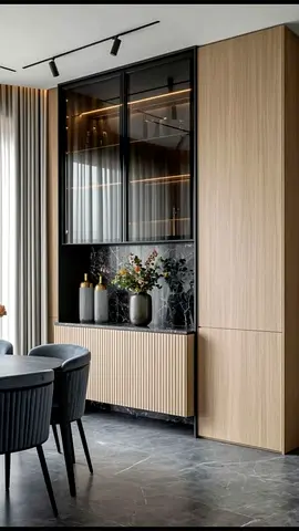 Modern Minimalist Storage Cabinet and Display Unit