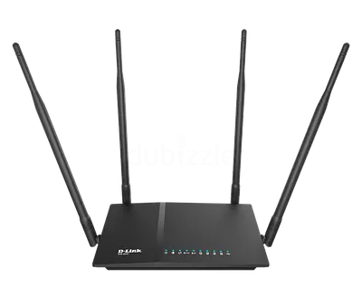 D-Link Dir-825 Wireless Router with 4 External Antennas - Good Condition