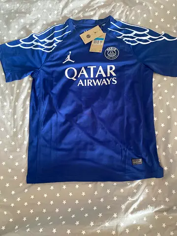 Blue Paris Saint-Germain (PSG) Football Jersey - Size Tag Attached