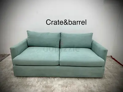 Perfect condition cratebarrel two seater sofa
