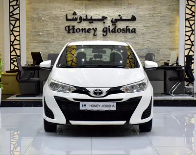 EXCELLENT DEAL for our Toyota Yaris SE ( 2018 Model ) in White Color GCC Specs