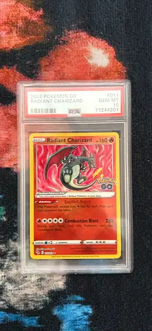 2022 Pokémon GO Radiant Charizard #011 — PSA 10 Gem Mint