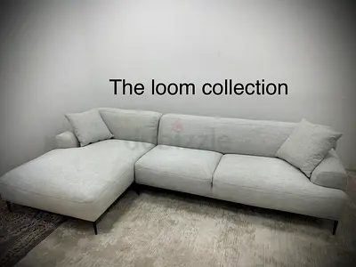 Excellent perfect condition the loom collection lshape sofa