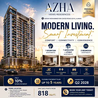 🏡 Azha Views Residences | Modern Freehold Apartments on E311
