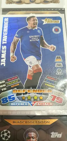 Topps James Tavernier Black Edge Edition Football Trading Card (Collectors Item)
